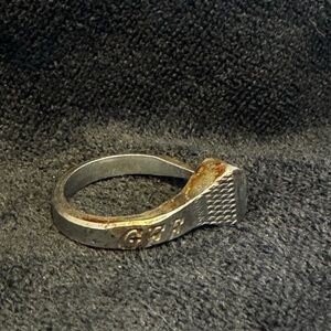 Unisex Vintage Horseshoe Nail Ring – Rustic Handcrafted Statement Piece